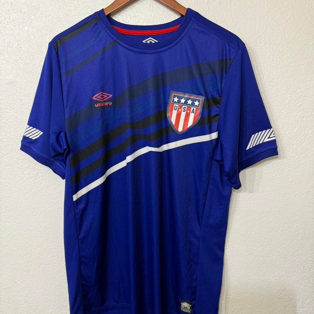 Umbro USA soccer jersey - blue and red